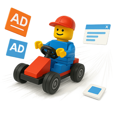Browse up to 3x faster without visual clutter